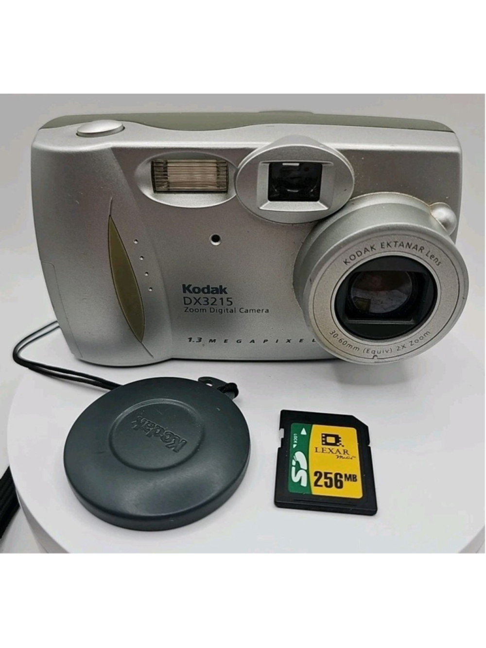 Kodak Easy Share DX3215 Zoom Digital Camera Works With SD Card, Lens Cap, Strap